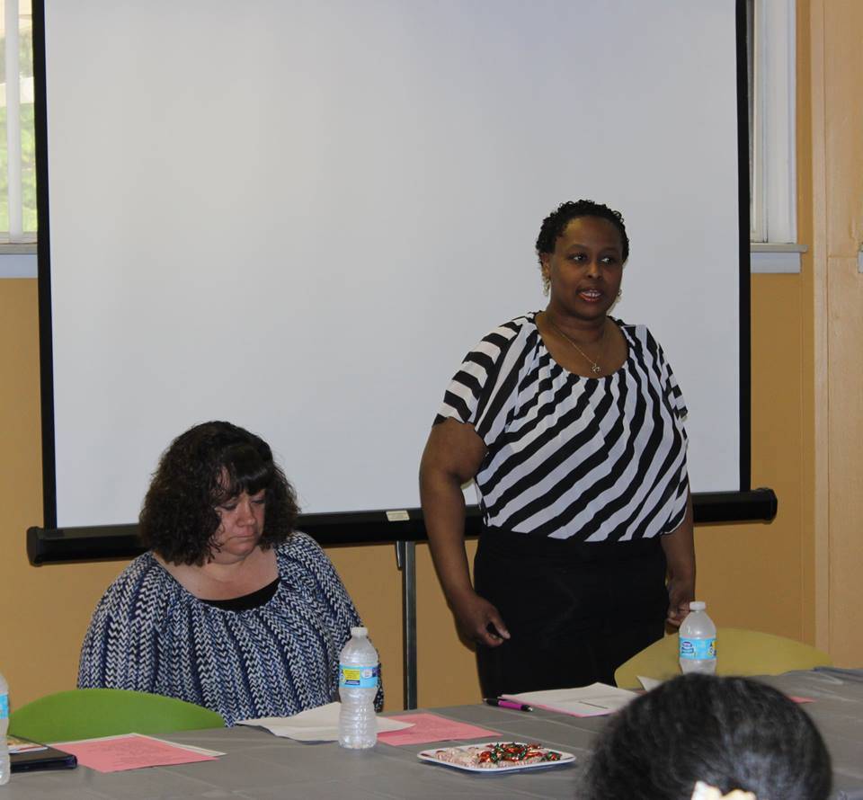 Presenter Speaking to Attendees
