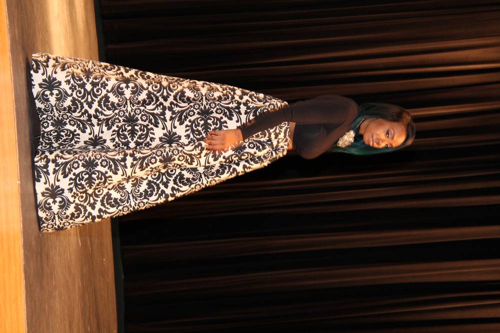 Runway Look — Damask Ball Skirt